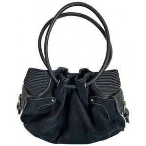 COLE HAAN Black Suede Bag